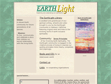 Tablet Screenshot of earthlight.org
